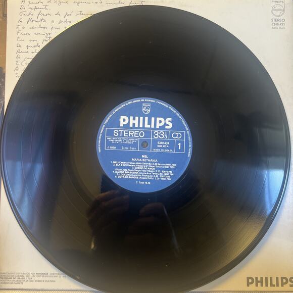Maria Bethania MEL Philips 1979 LP BRAZIL - AWESOME - Ultrasonic Clean, EX / NM! - Picture 4 of 9